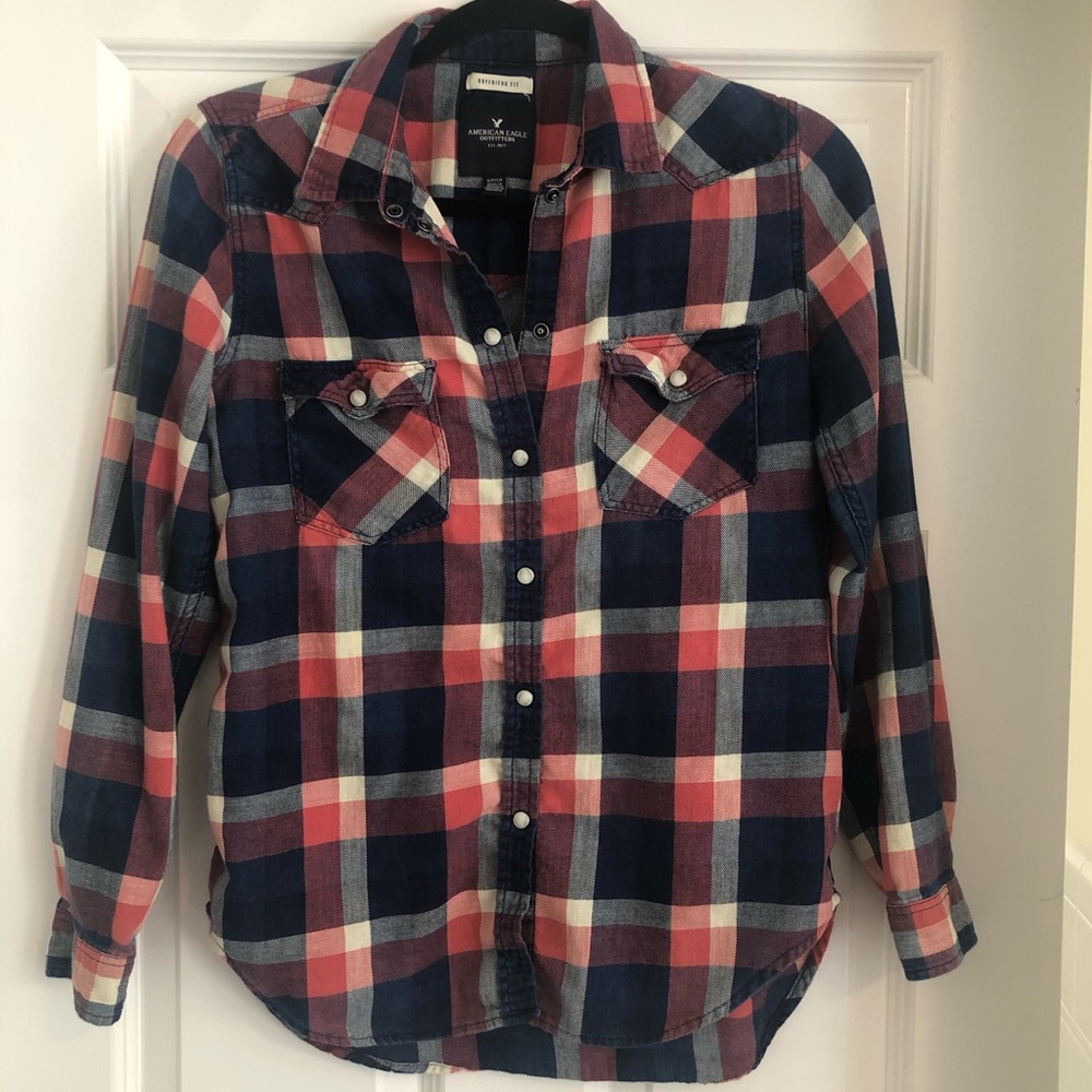 American Eagle Boyfriend Fit Flannel